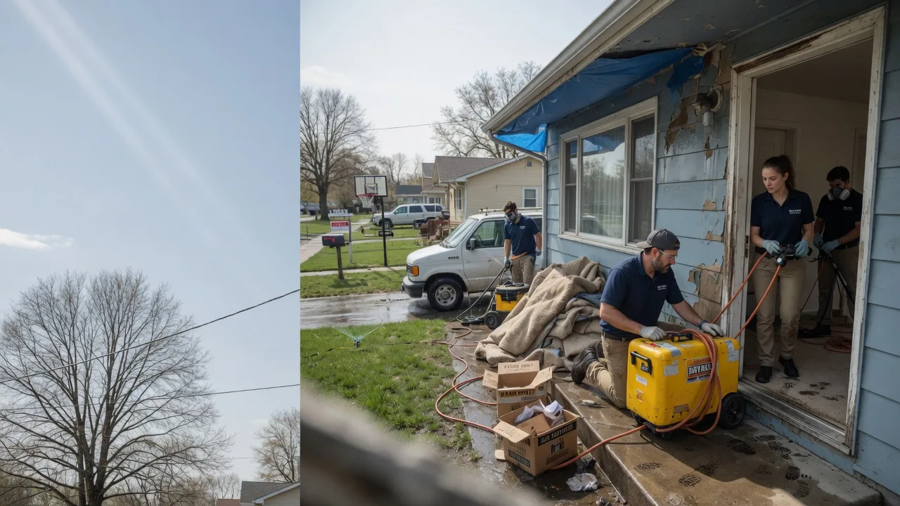 Basement Flood Cleanup in Montrose, SD near me